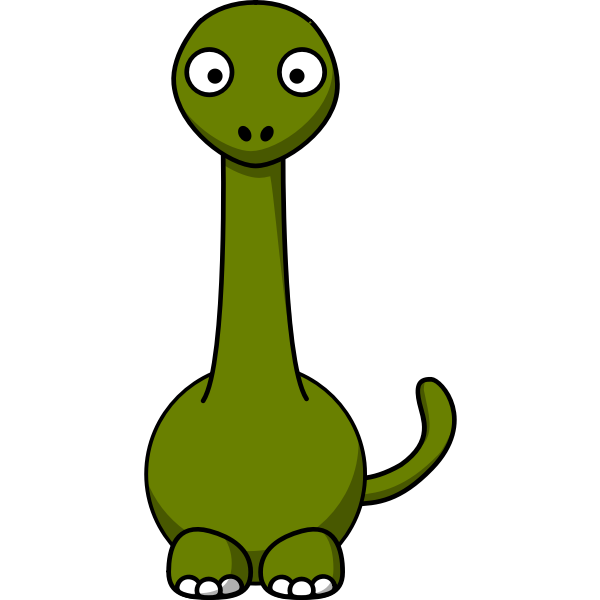 Cartoon image of a dinosaur