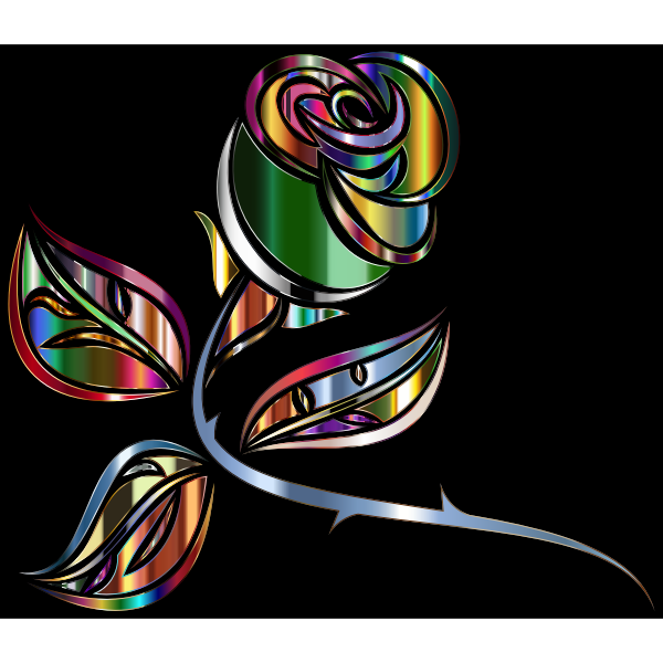 Stylized Rose Extended 10