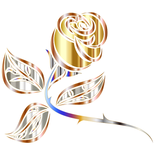 Stylized Rose Extended 2 Minus Background