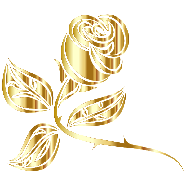 Stylized Rose Extended 3 Minus Background