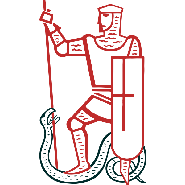 Stylised knight symbol