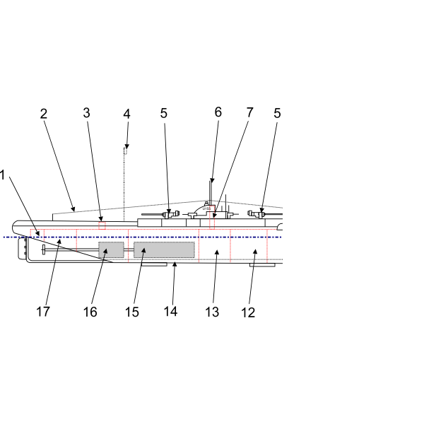 German submarine vector image