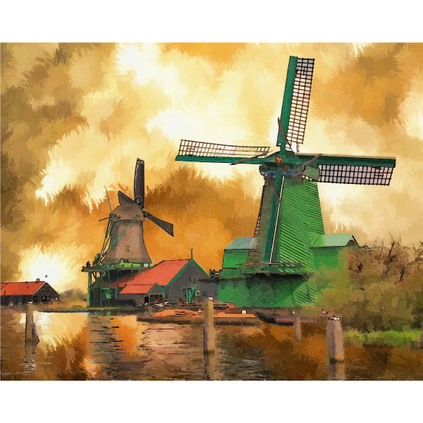 Windmills Landscape