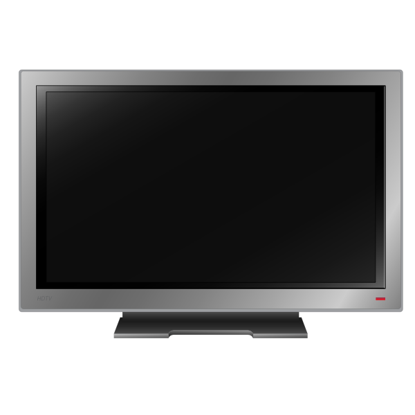 High definition TV set vector image