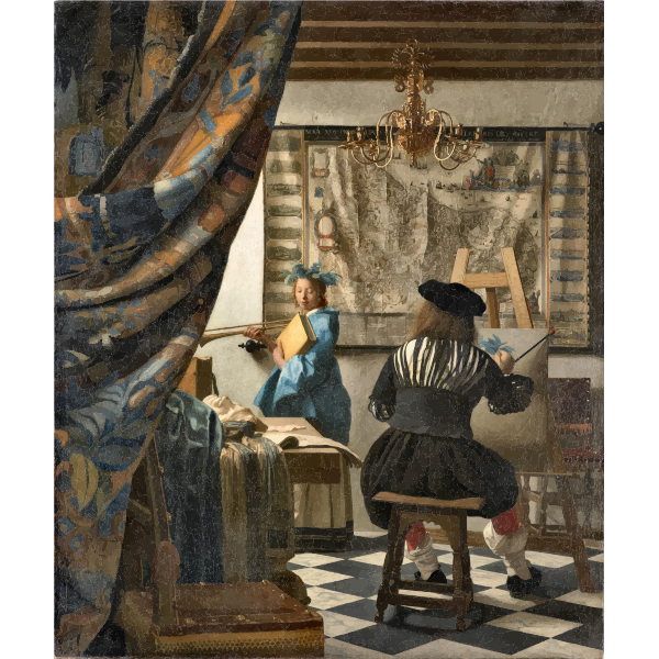 The Art Of Painting By Johannes Vermeer