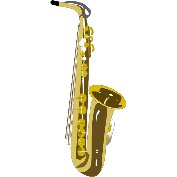 Saxophone vector image