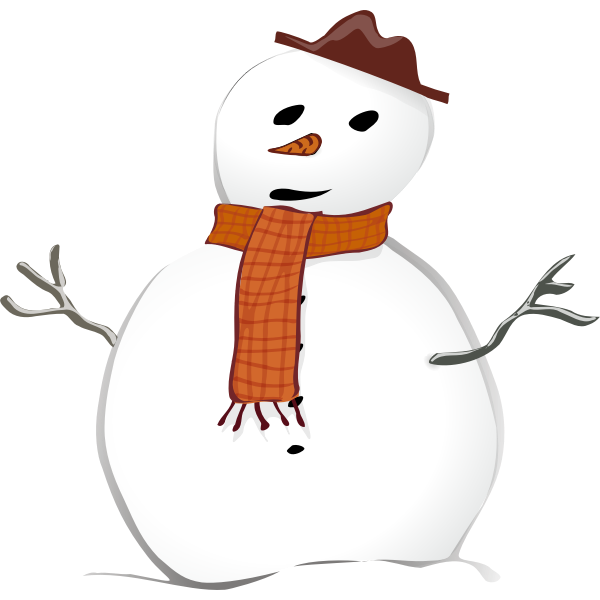 Snowman graphics vector