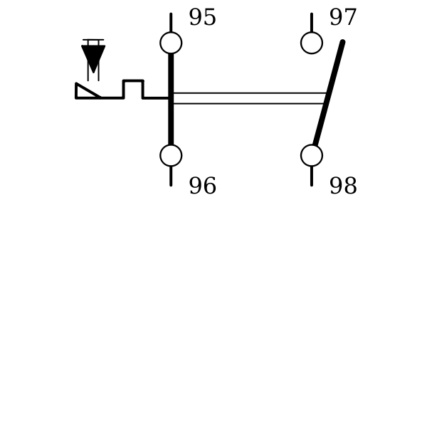 Motor thermal protector auxialiary contacts