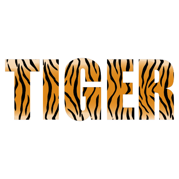 Tiger Typography