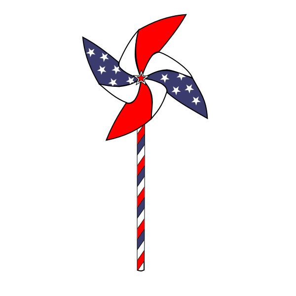 4th July Pinwheel Animation