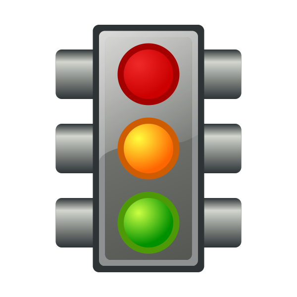 Traffic light vector graphics