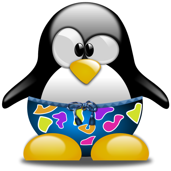 Tux in shorts