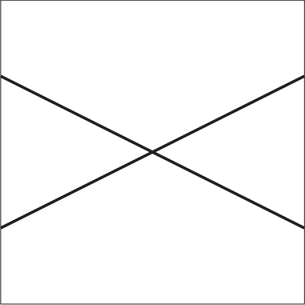 Unconnected Wire Crossing Quadruple Block