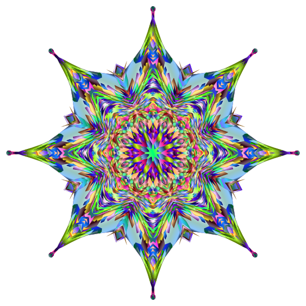 Vibrant Mandala 2