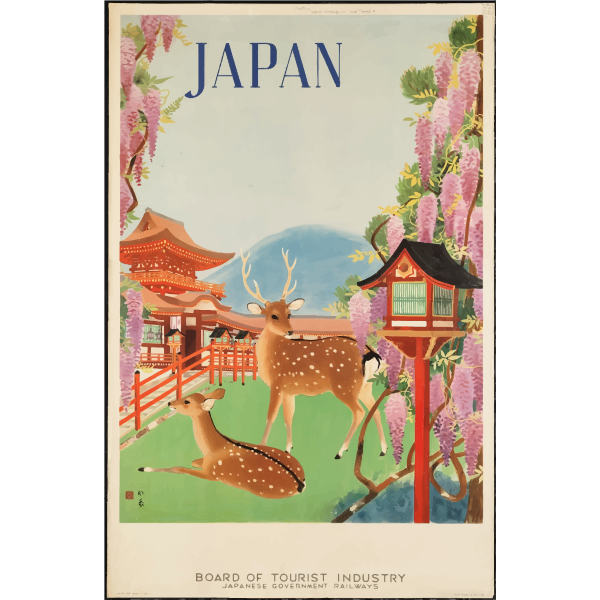 Japanese travel poster