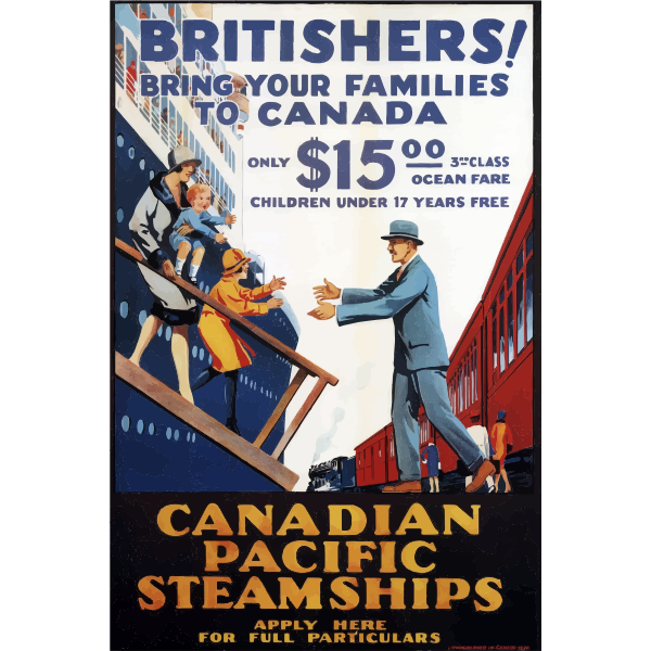 Canada tourism poster