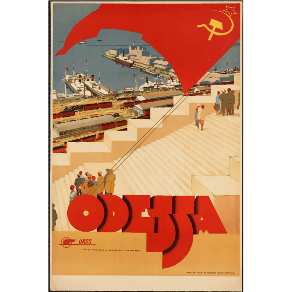 Travel poster of Odessa, Ukraine