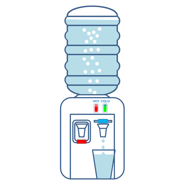 Water Cooler Illustration