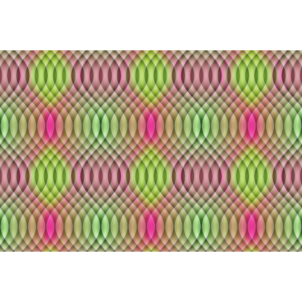 Overlapping green and pink colors