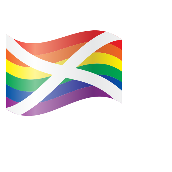 WavyRainbowSaltire