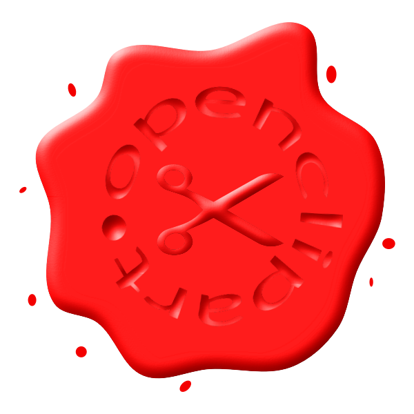 Red wax seal image