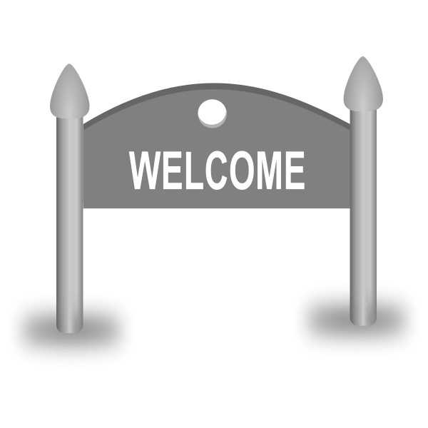 Welcome Sign Board