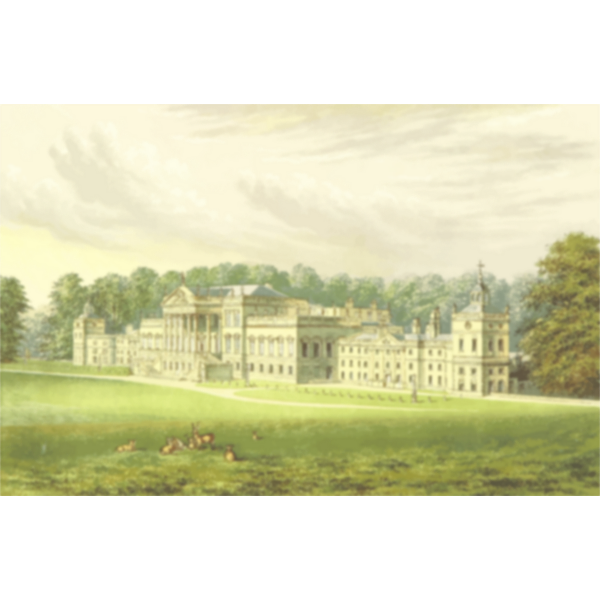 Wentworth House vector clip art