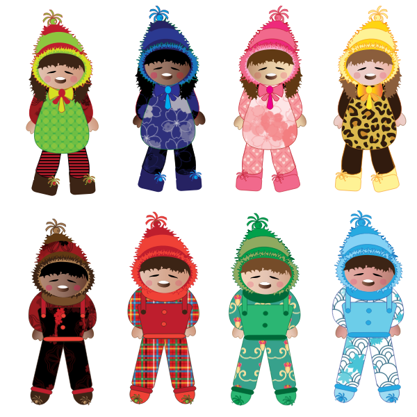 Winter kids