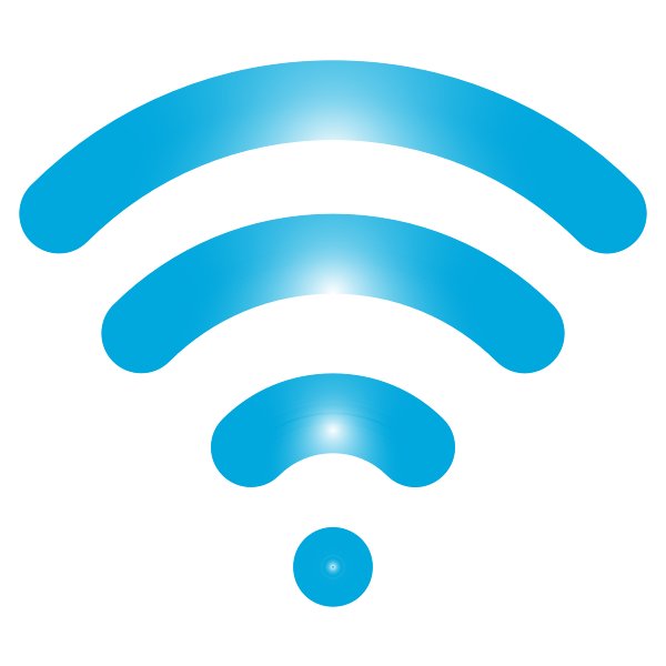 Blue wireless signal