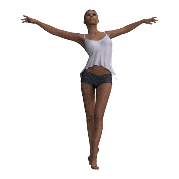 Woman With Outstretched Arms