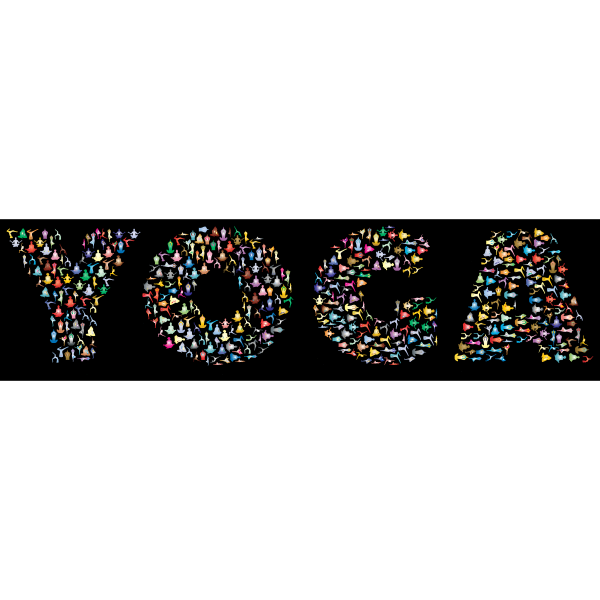 Yoga Typography Chromatic