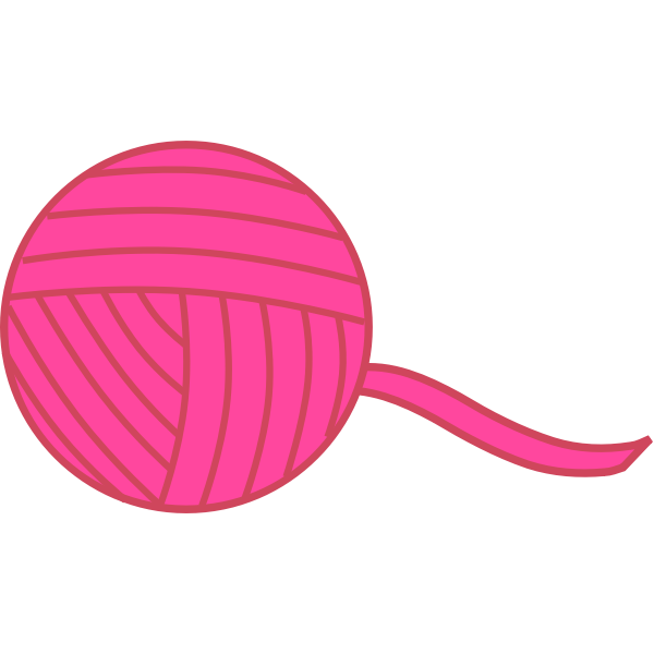 Pink Ball of Yarn