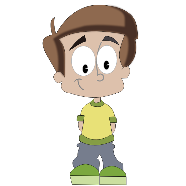 Boy vector graphics