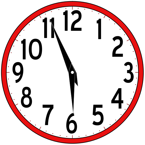 Wall analog clock