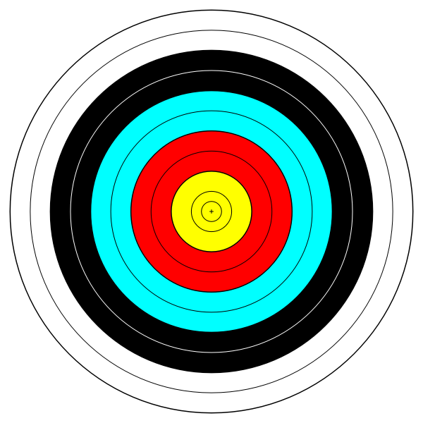 Vector clip art of target