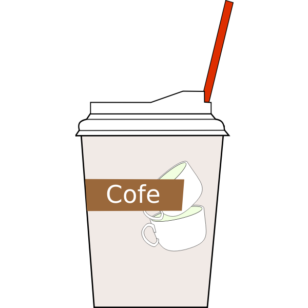 Coffee cup vector image