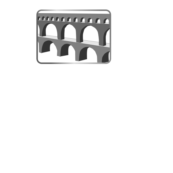 Aquaduct grayscale image