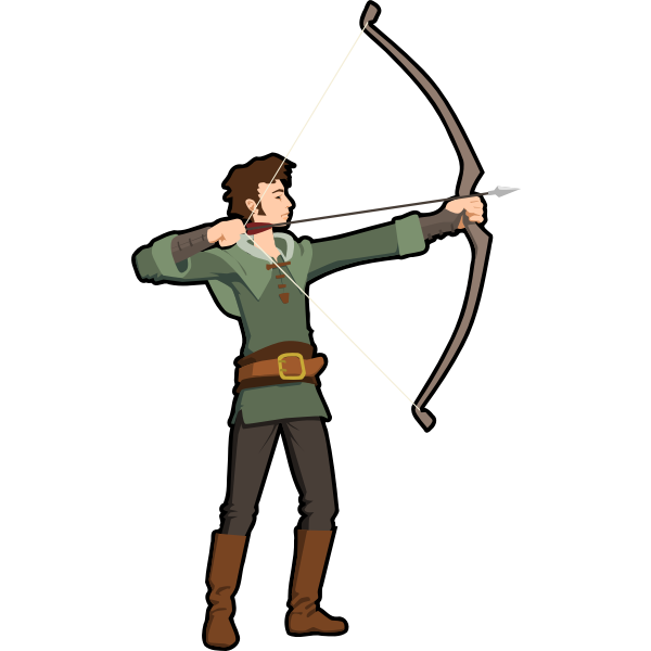 Archer vector illustration