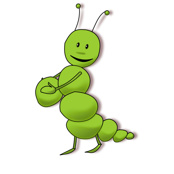 Caterpillar vector image