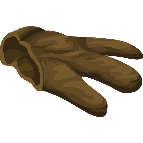 Part of a glove