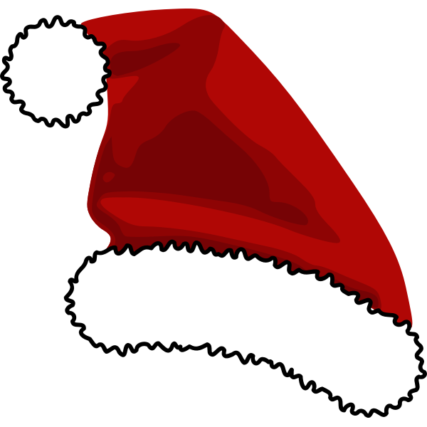 Santa Claus Cap Vector