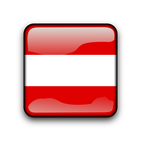 Austria flag button