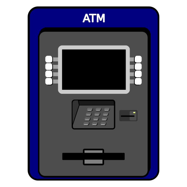 ATM vector illustratiion