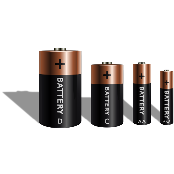 Different battery sizes