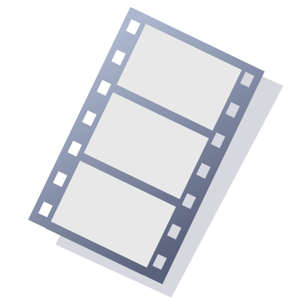 Video tape icon vector clipart