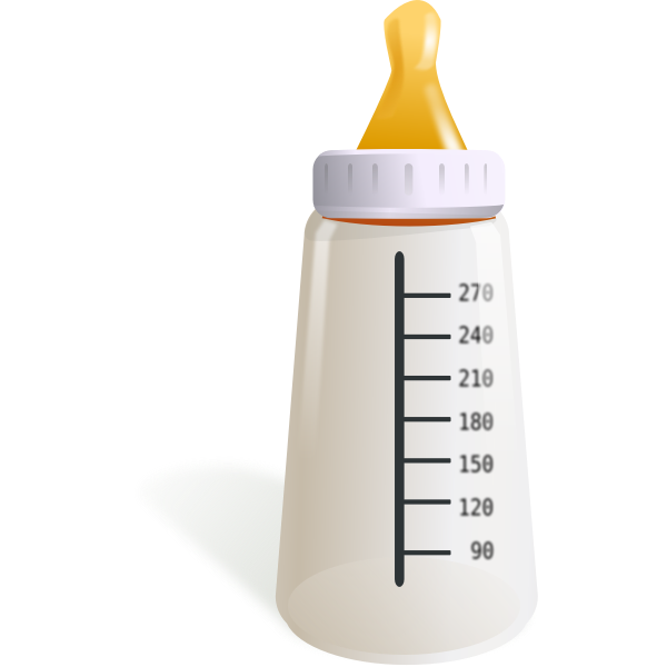 White Baby bottle