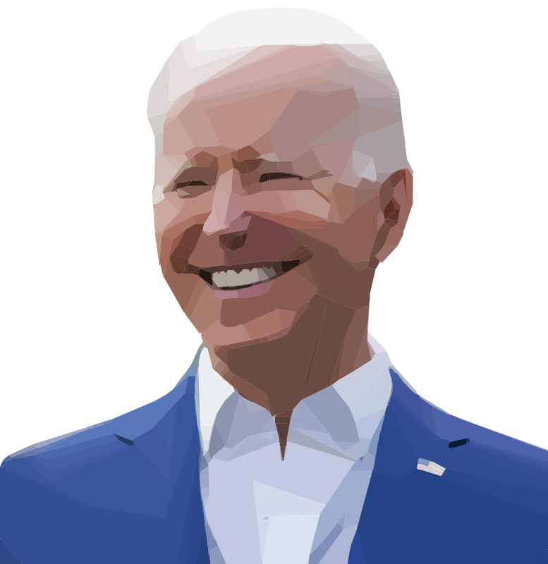 Biden smiling