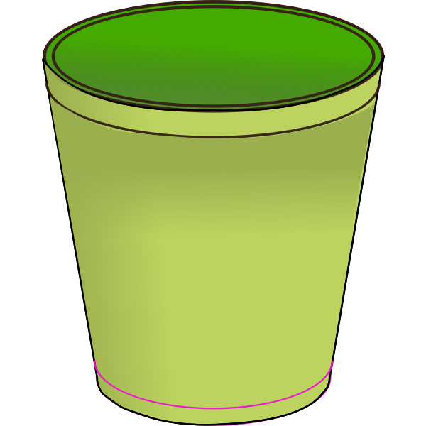 Trash can vector image