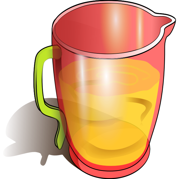 Jug vector drawing