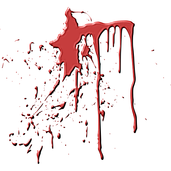 Blood splash vector image